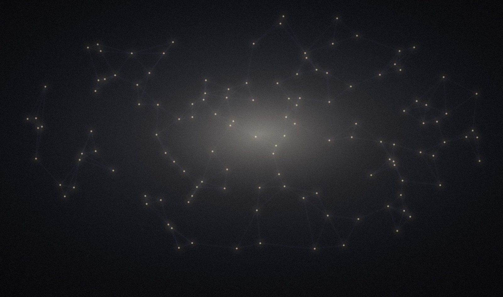 A constellation of connected nodes